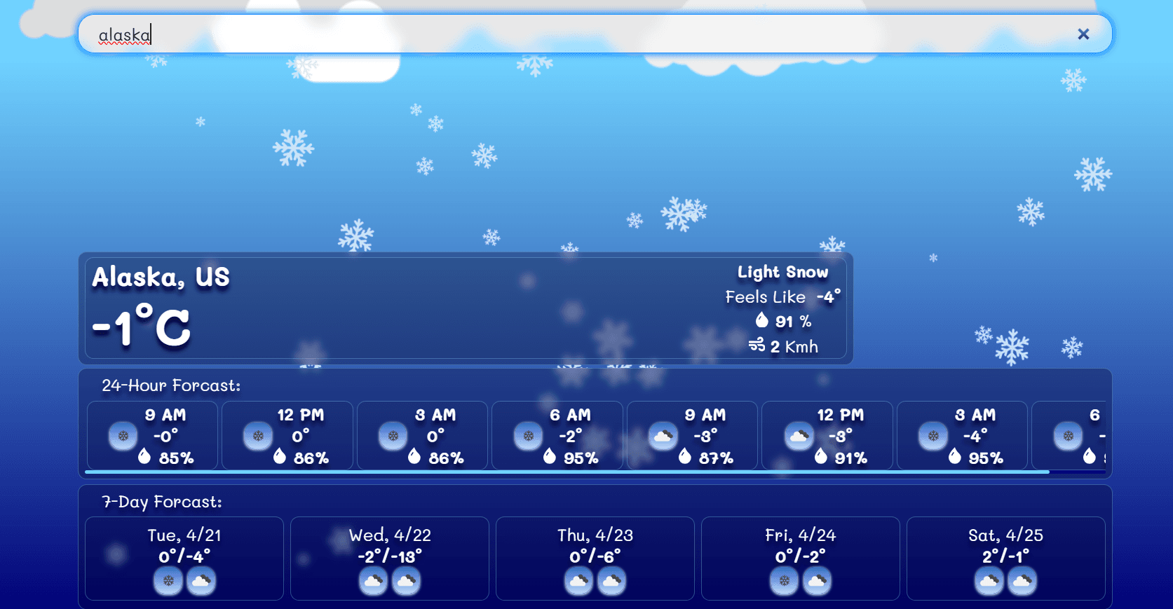 Dynamic Weather App